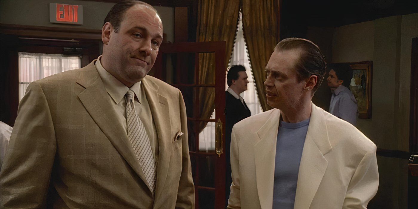 Tony and Tony B talk about family at Tony B's welcome home party.