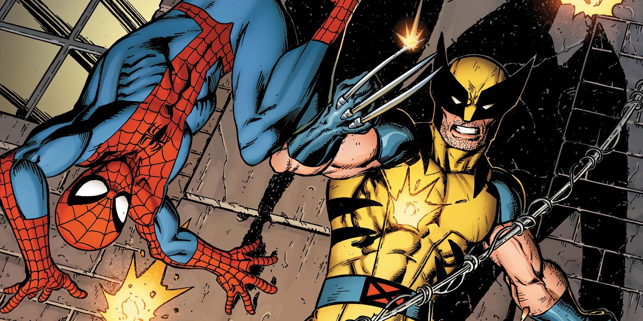 Spider-Man and Wolverine are shot at