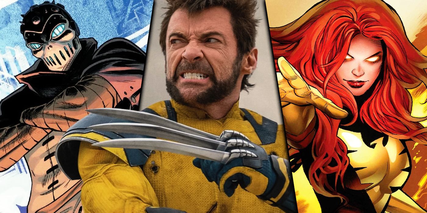 Imágenes de Xorn, Hugh Jackman como Wolverine y Jean Gray como Phoenix