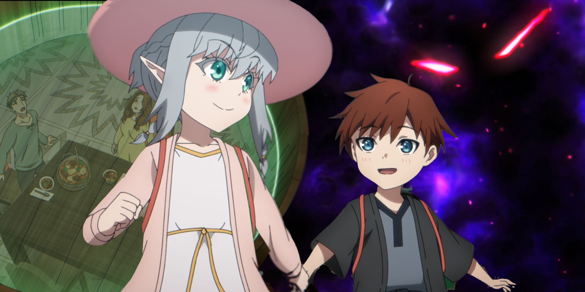 El comienzo después del final del collage del episodio 6 con Tessia y Arthur se centró