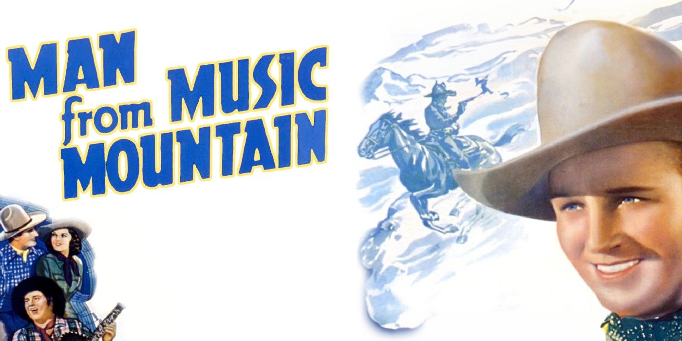 Roy Rogers' The Man From Music Mountain poster