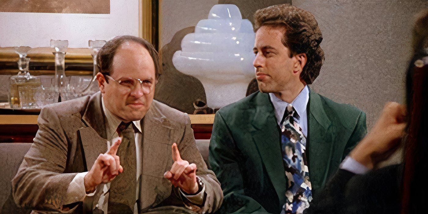 George y Jerry presentan una sitcom a NBC en Seinfeld
