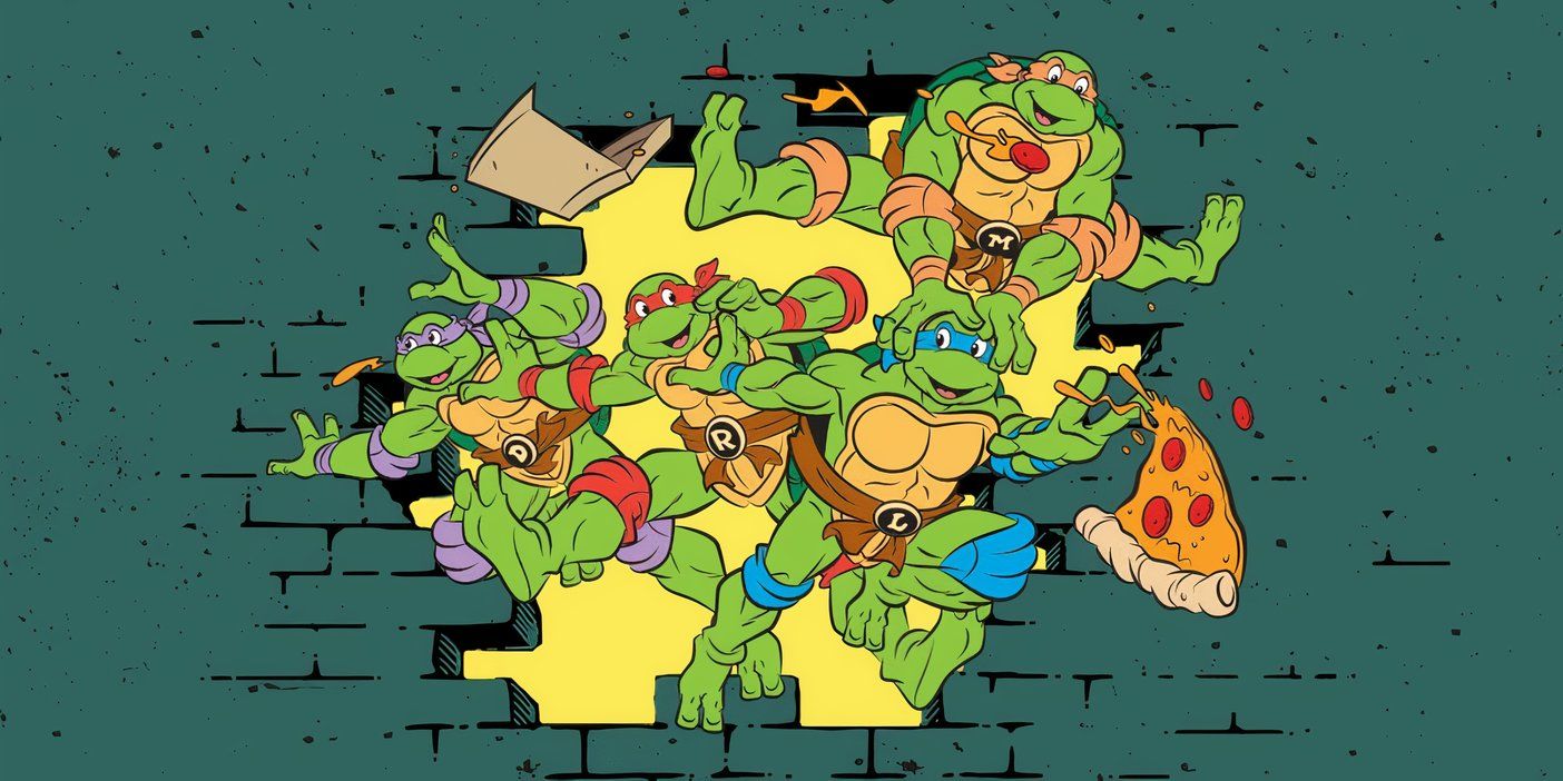 The turtles from Teenage Mutant Ninja Turtles 1987.