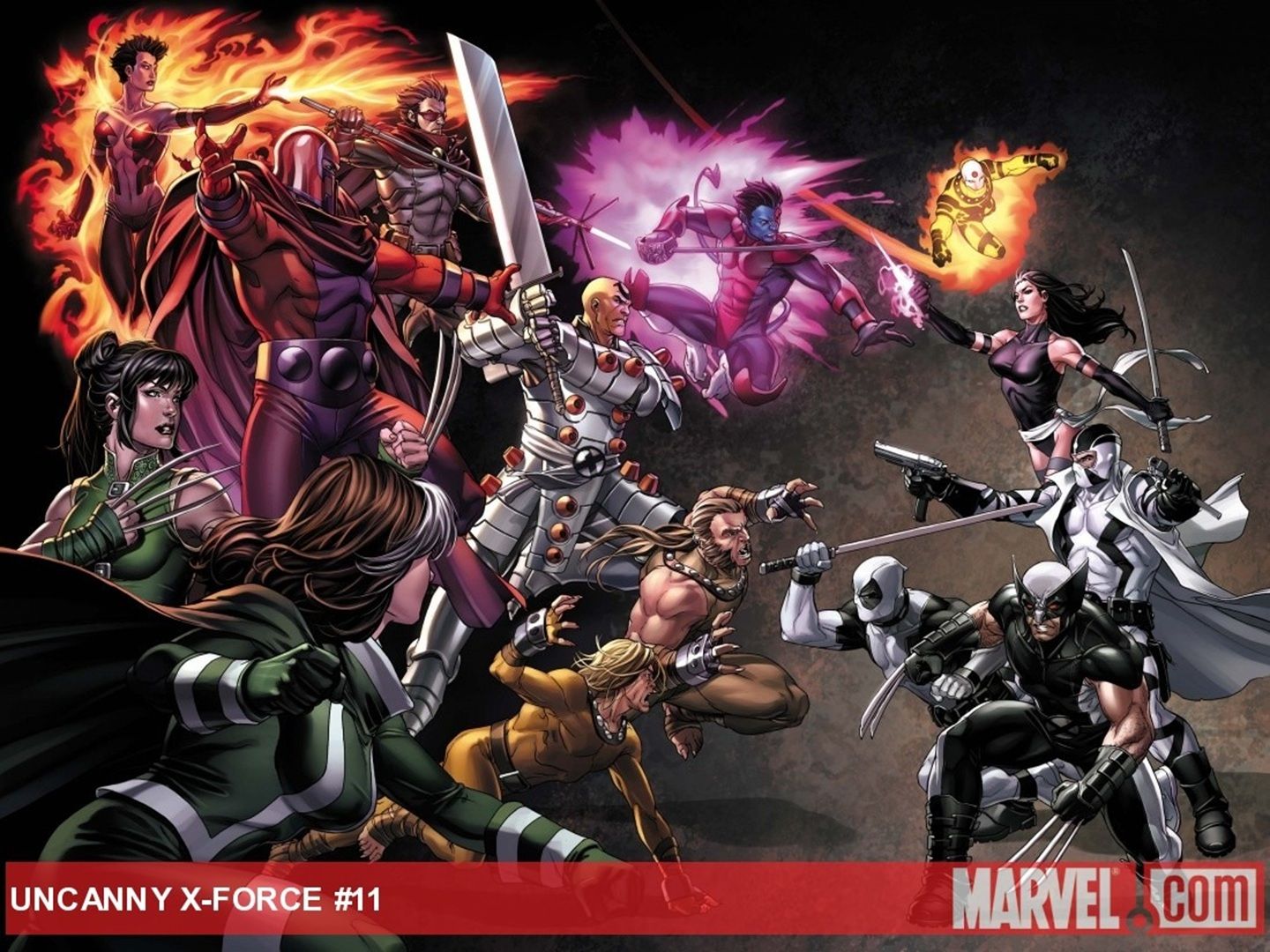 The UNCANNY X-FORCE # 11 coverage variant