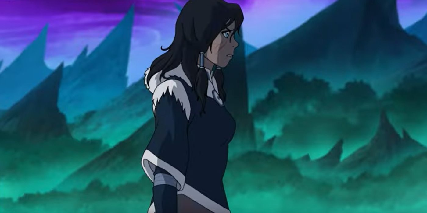 Korra angry in Avatar: the legend of Korra