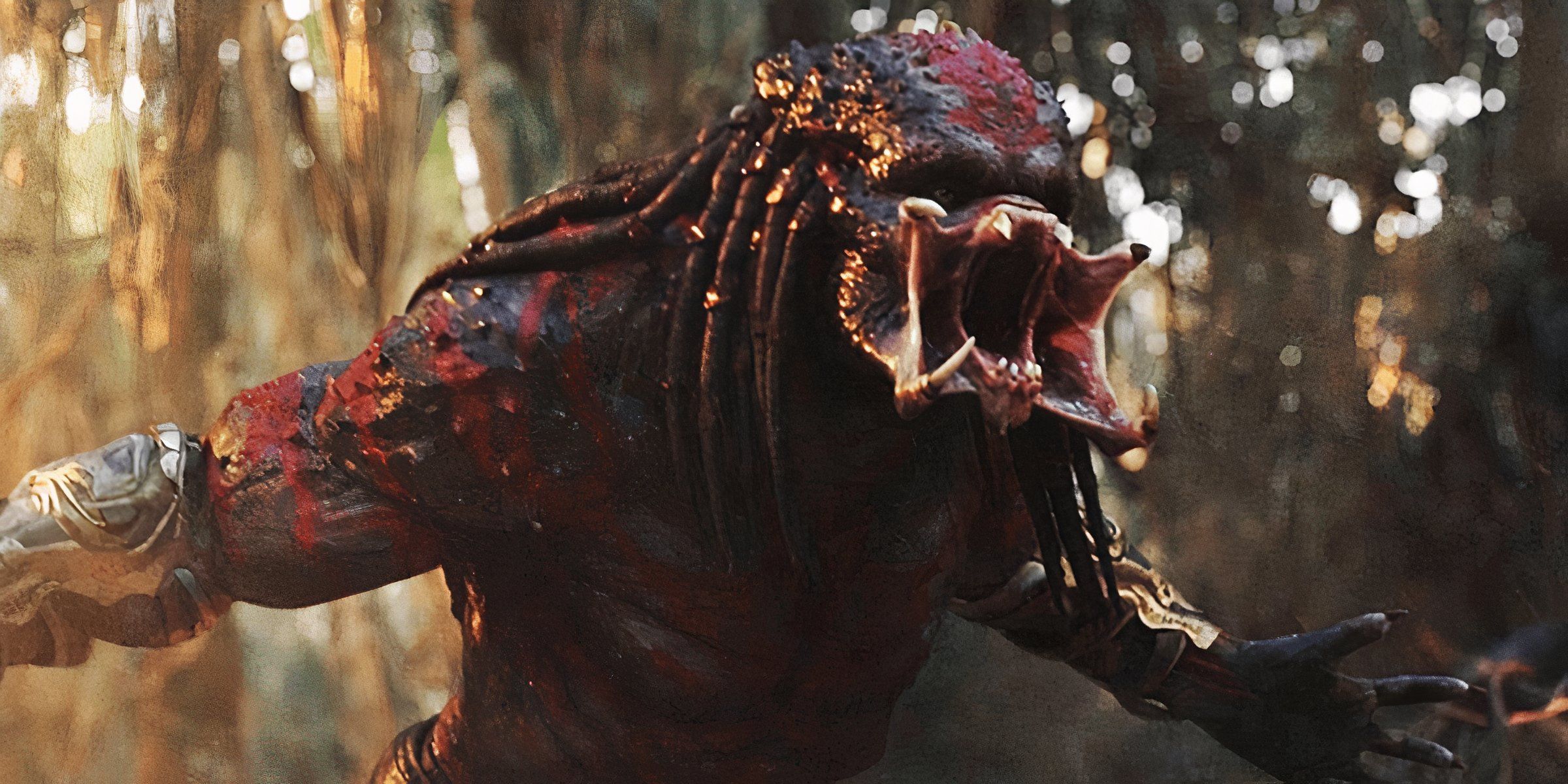 Upgrade Predator rugiendo amenazadoramente en The Predator