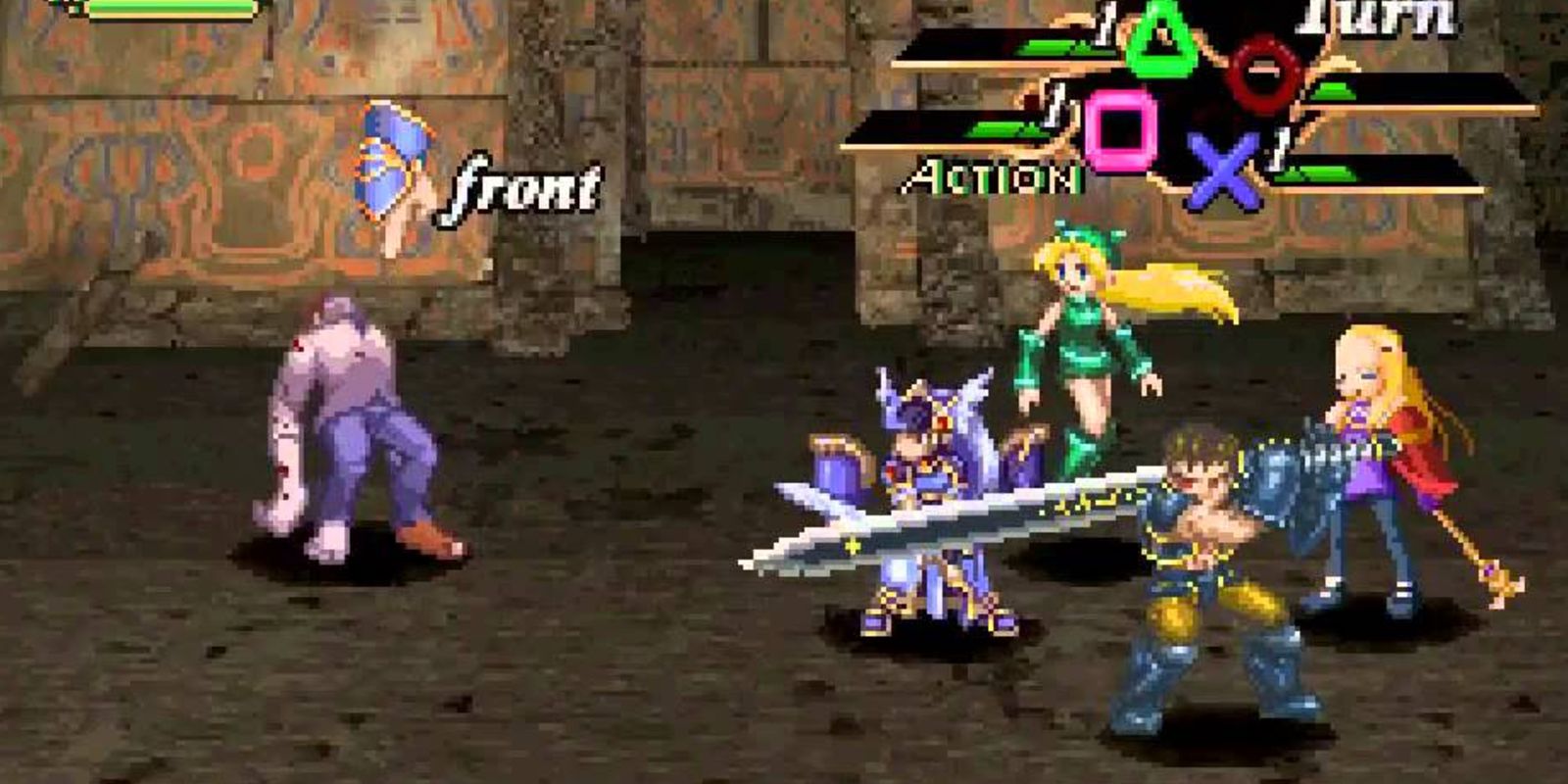 Valkyrie Profile Battle against a zombie