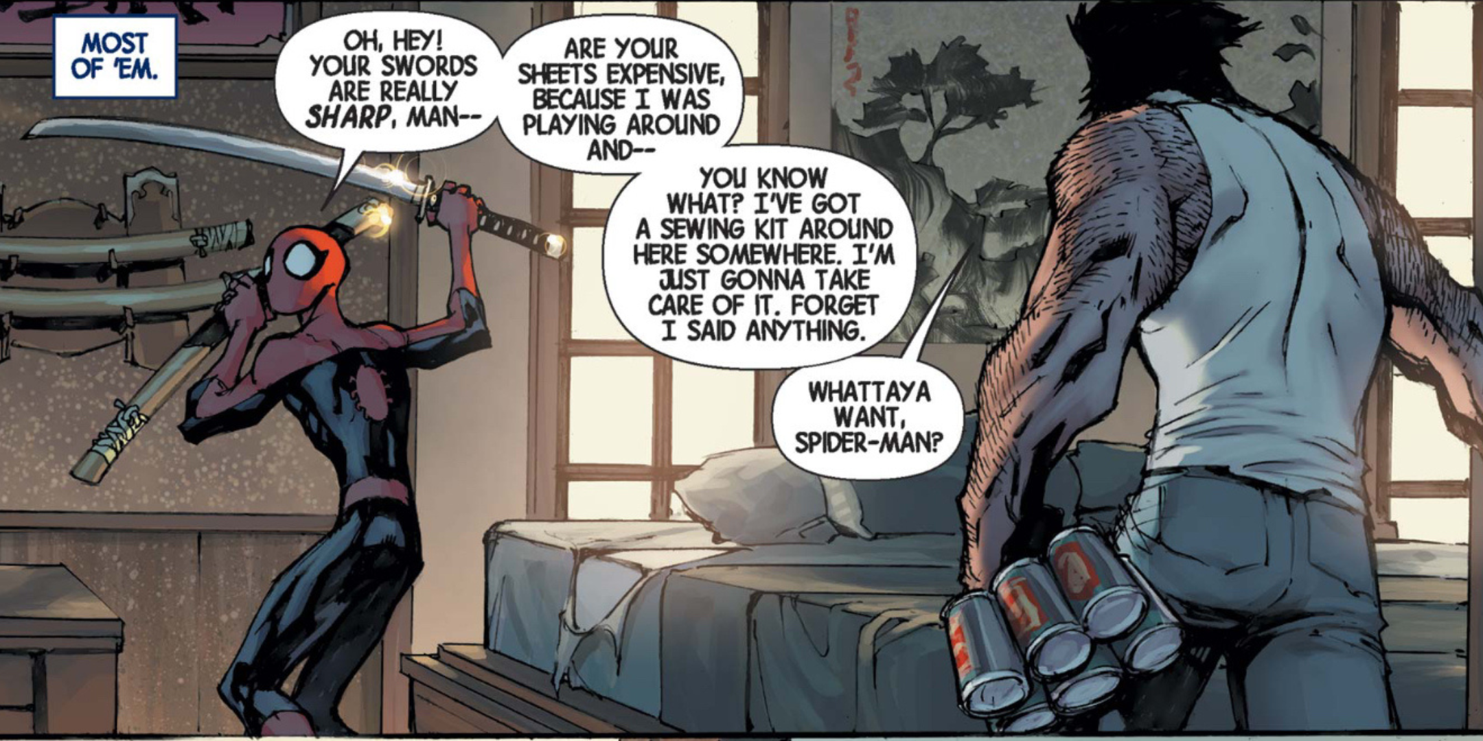 Wolverine and Spider-Man Friendship