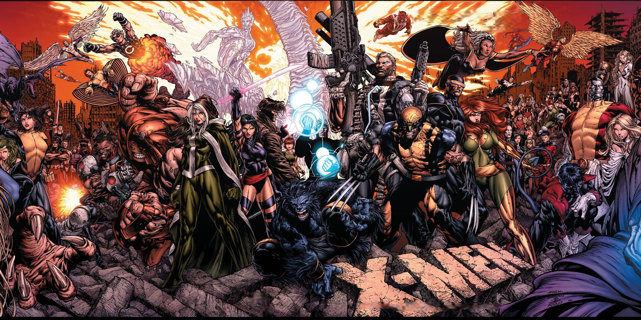 Classic members of the X-Men together