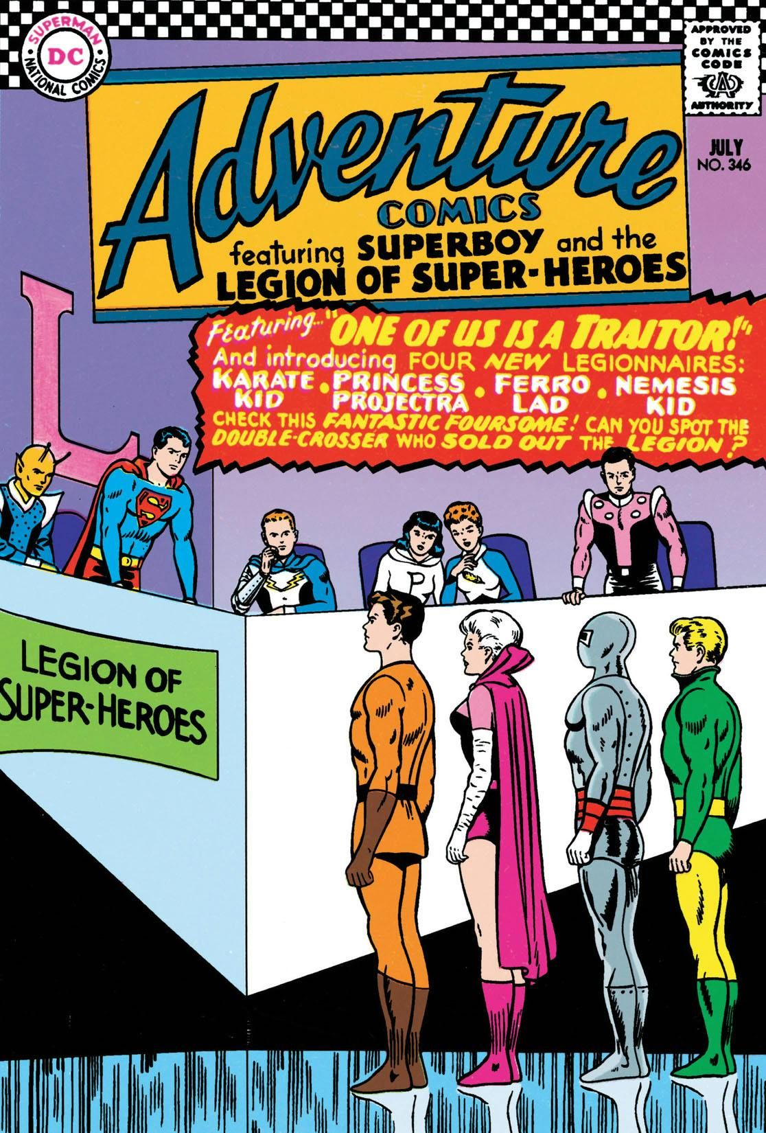 The cover of Adventure Comics #346