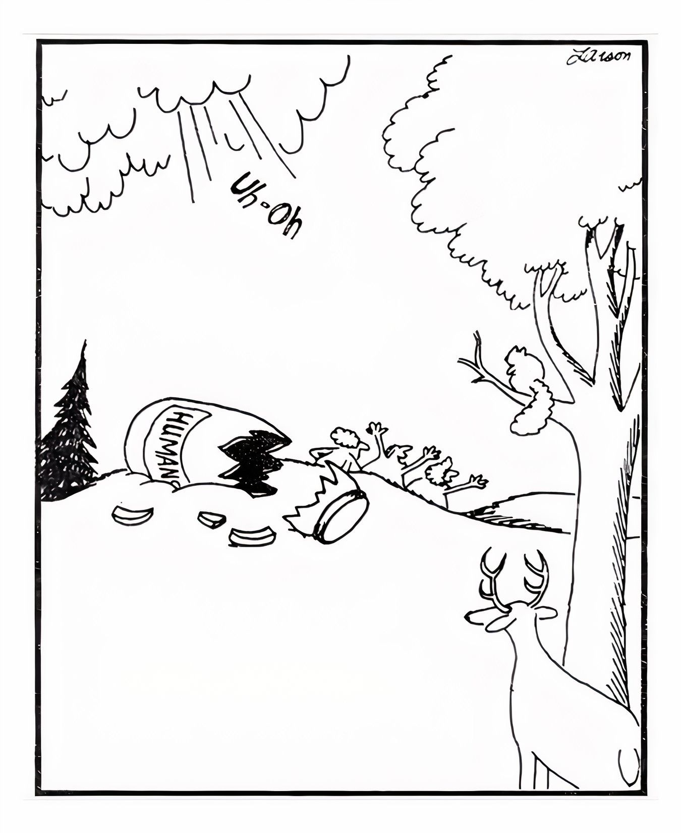 Los humanos son liberados accidentalmente en The Far Side