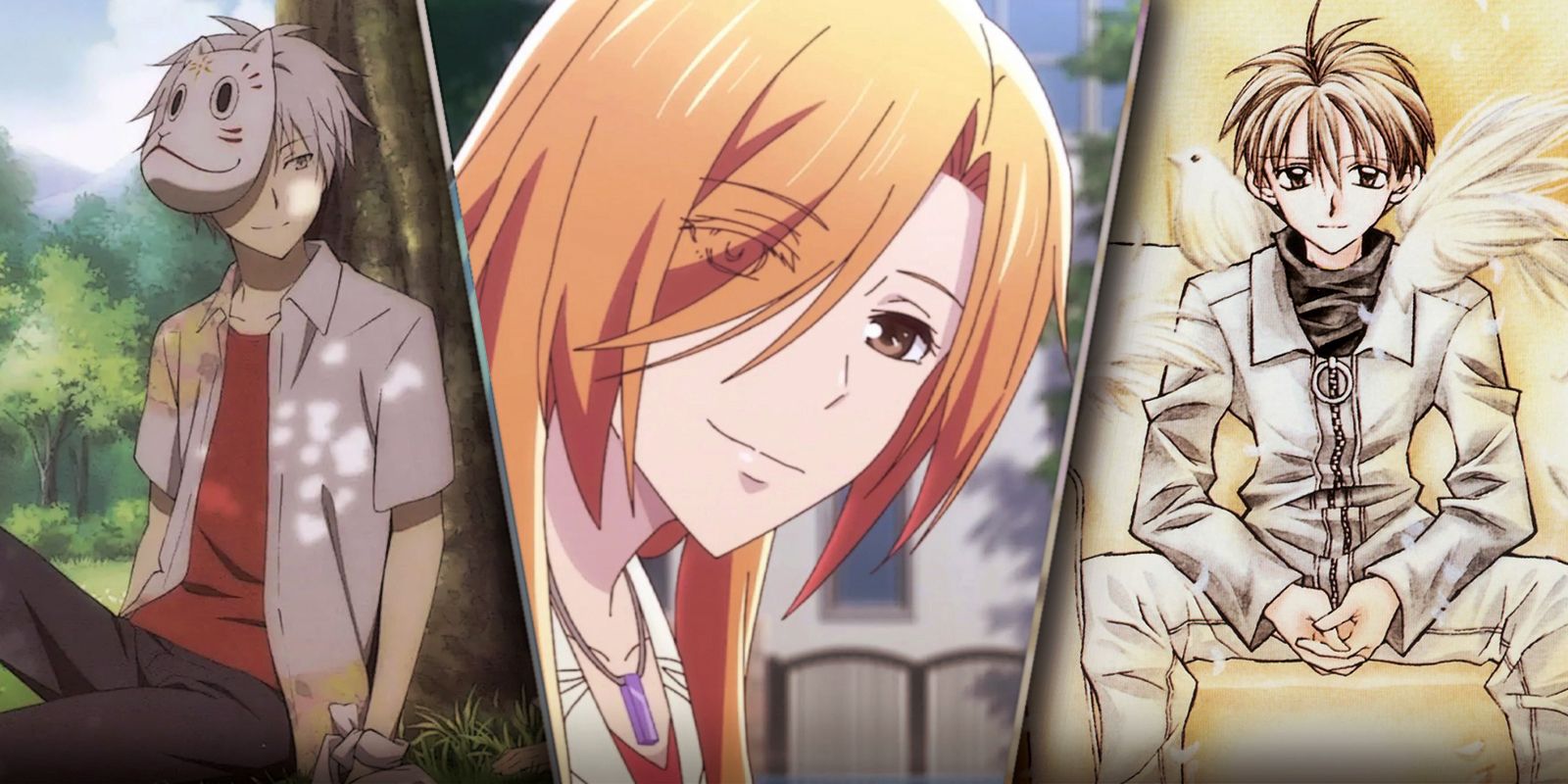 Kyoko from Fruits Basket, Gin from To the Forest of Firefly Lights, Eichi from Searching for Full Moon
