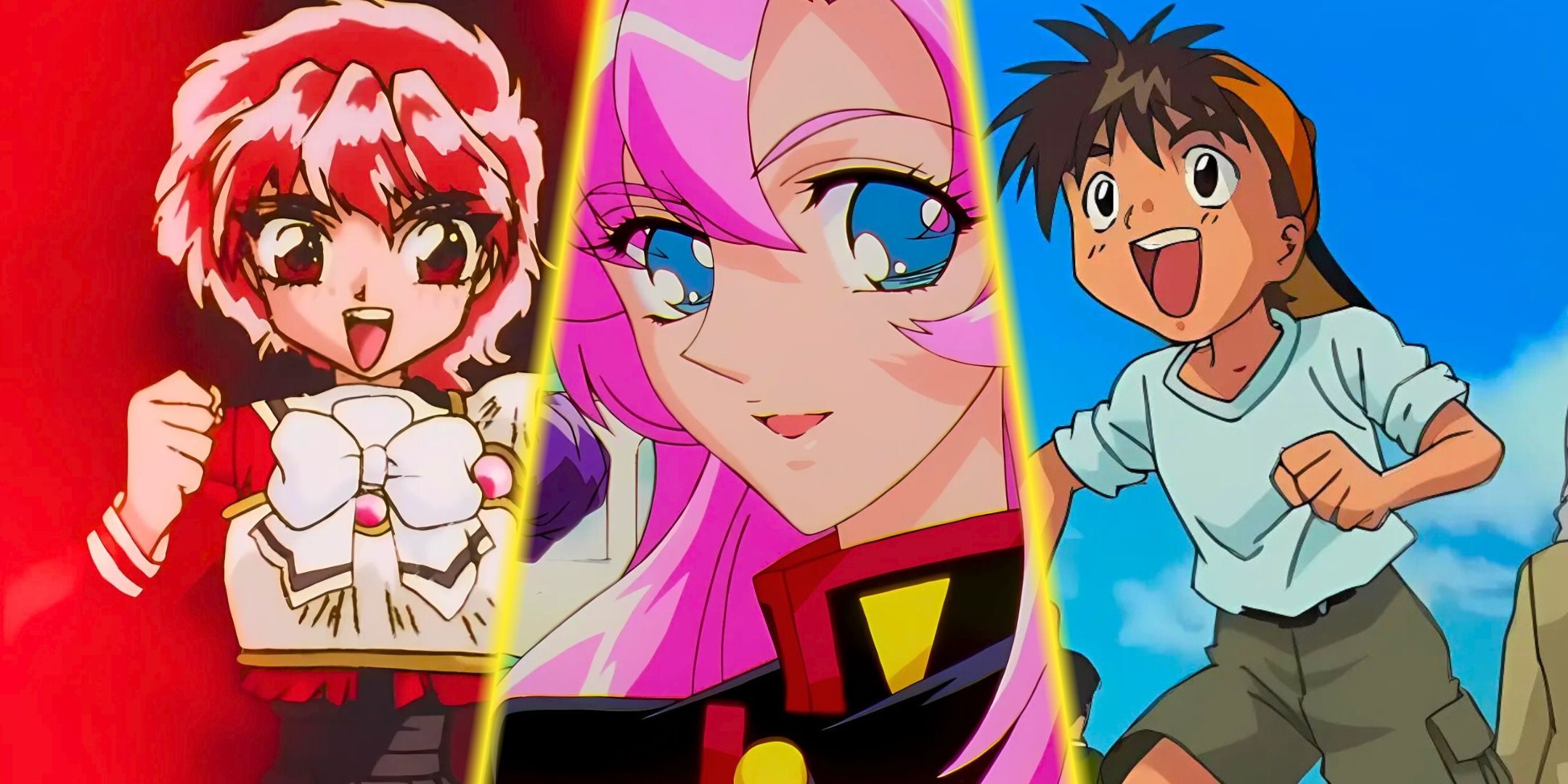 Utena, Hikari de Magic Knight Rayearth y Genki de Monster Rancher.