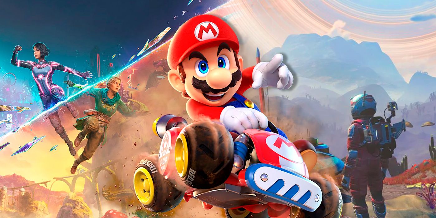 Split Fiction, Mario Kart World, and No Man's Sky