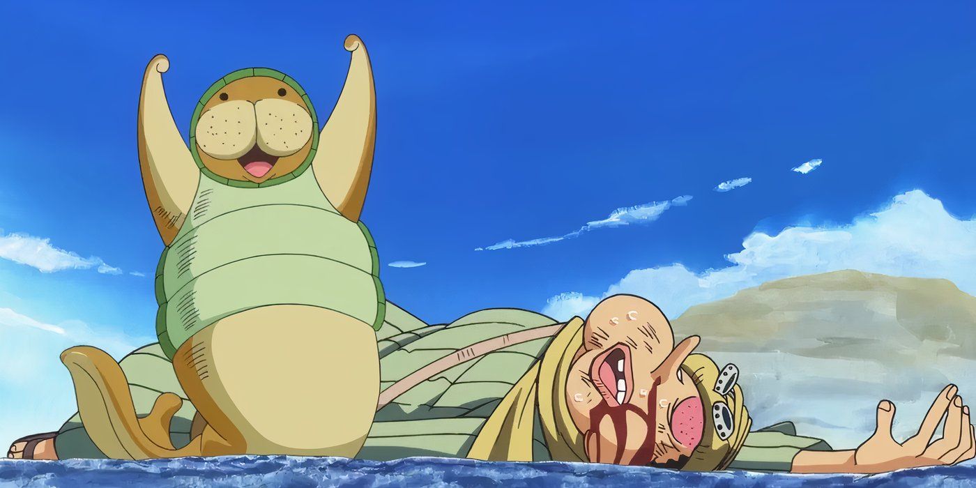 Un Dugong de Kung Fu derrotando a Usopp