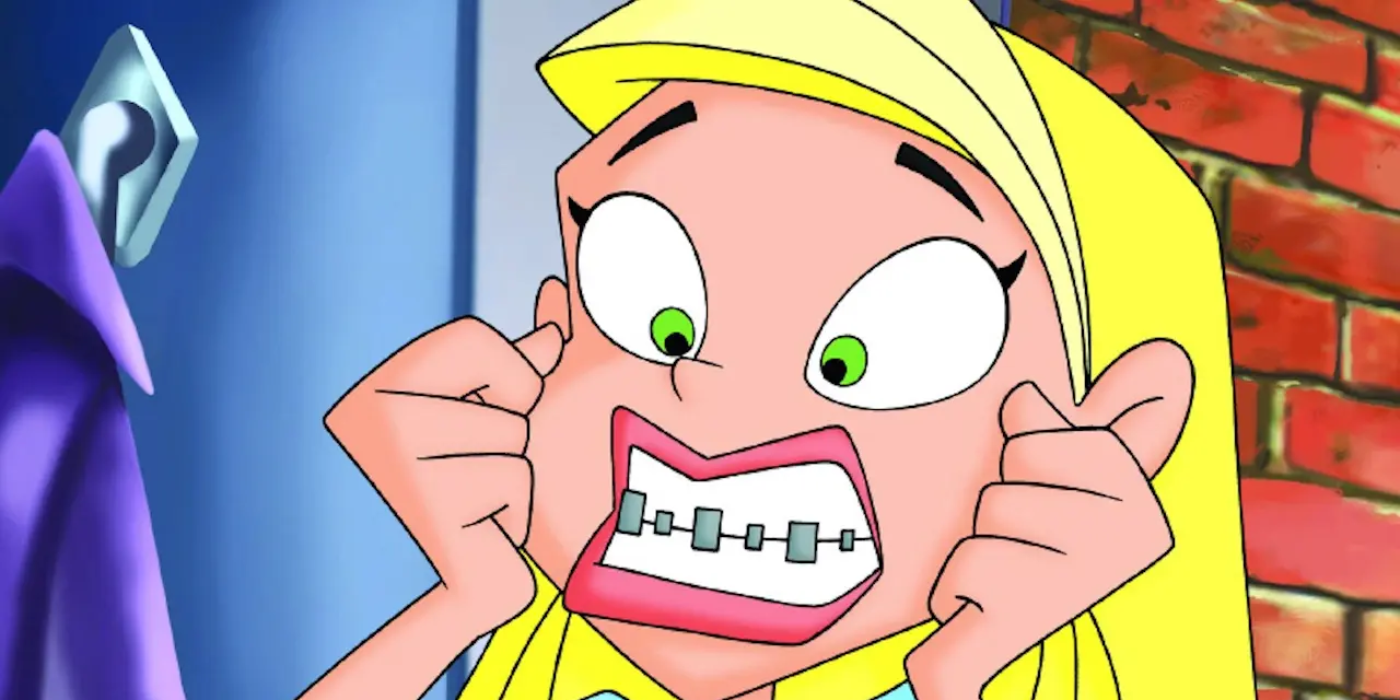 A braceface scene