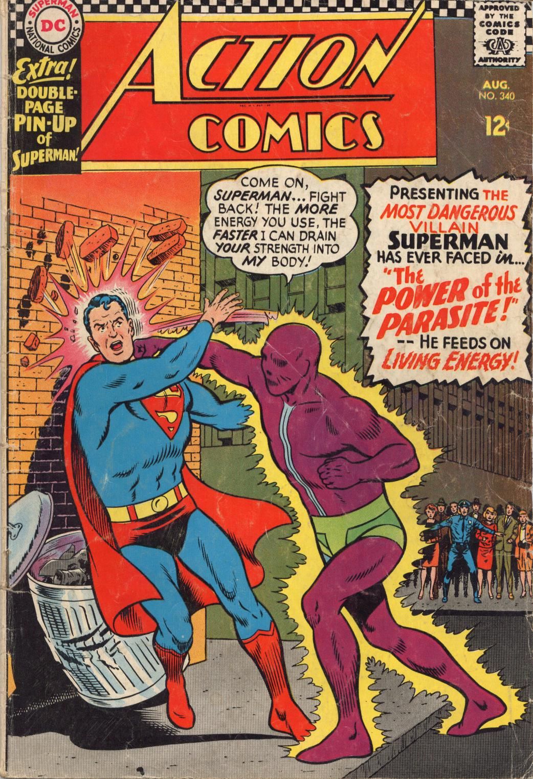 The cover of Action Comics #340