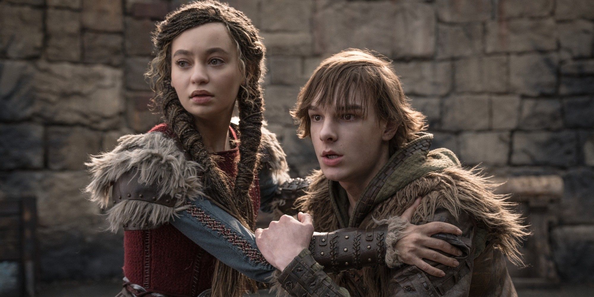 Astrid holding the hiccups in how to train your dragon