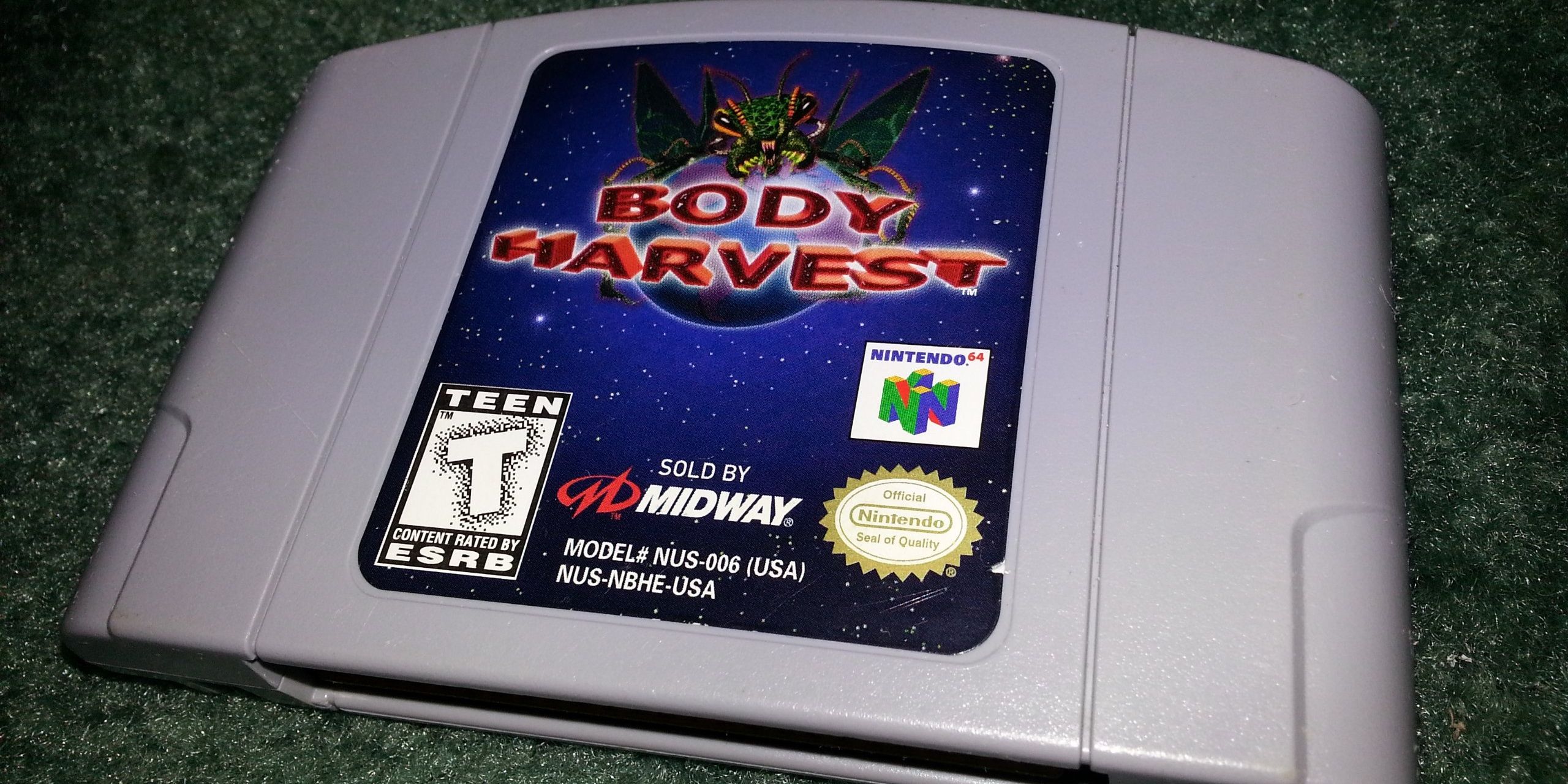 Body Harvest N64 cartridge