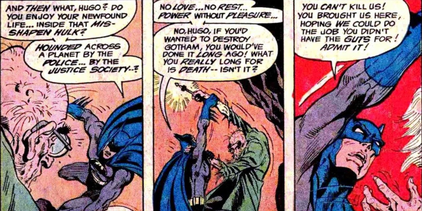 Batman kills Hugo Strange