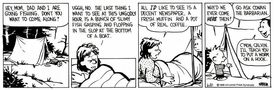 Calvin y Hobbes Pop Culture - Conan el Bárbaro Les Hizo Ir de Camping