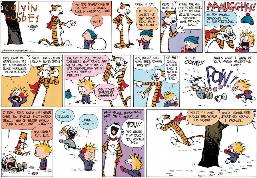 Calvin y Hobbes Pop Culture - El Celestino Está Ocupado Creando Problemas