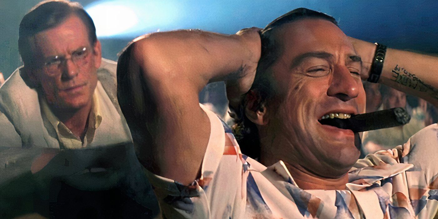 Max Cady provokes a scene in a Cape Fear cinema.