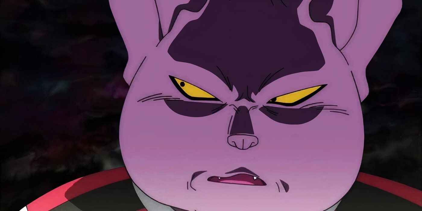 Champa with a confused look in Dragon Ball Super