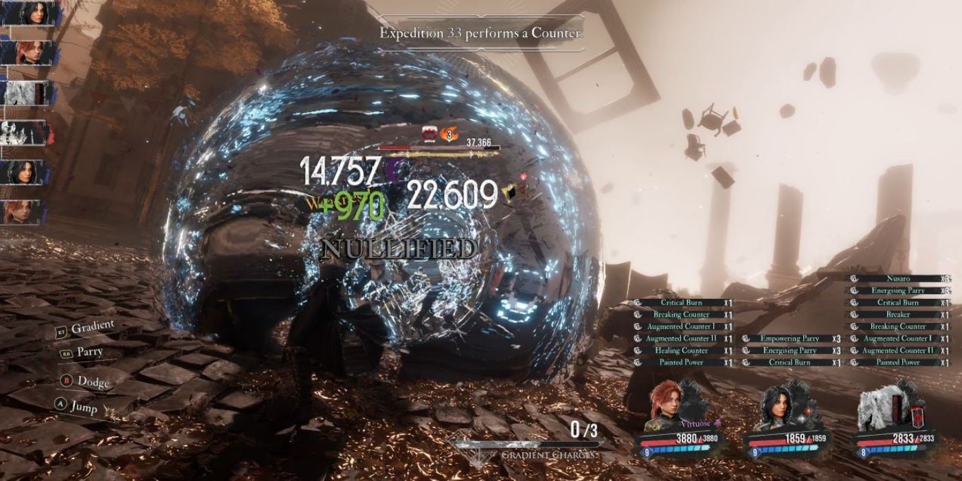 Breaking the damage limit with "Painted Power" via a counter in Clair Obscur: Expedition 33