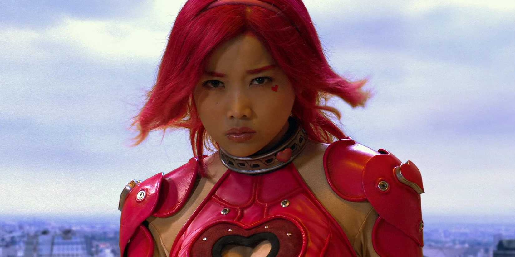 Cutie Honey looking grumpy in Cutie Honey (2004)