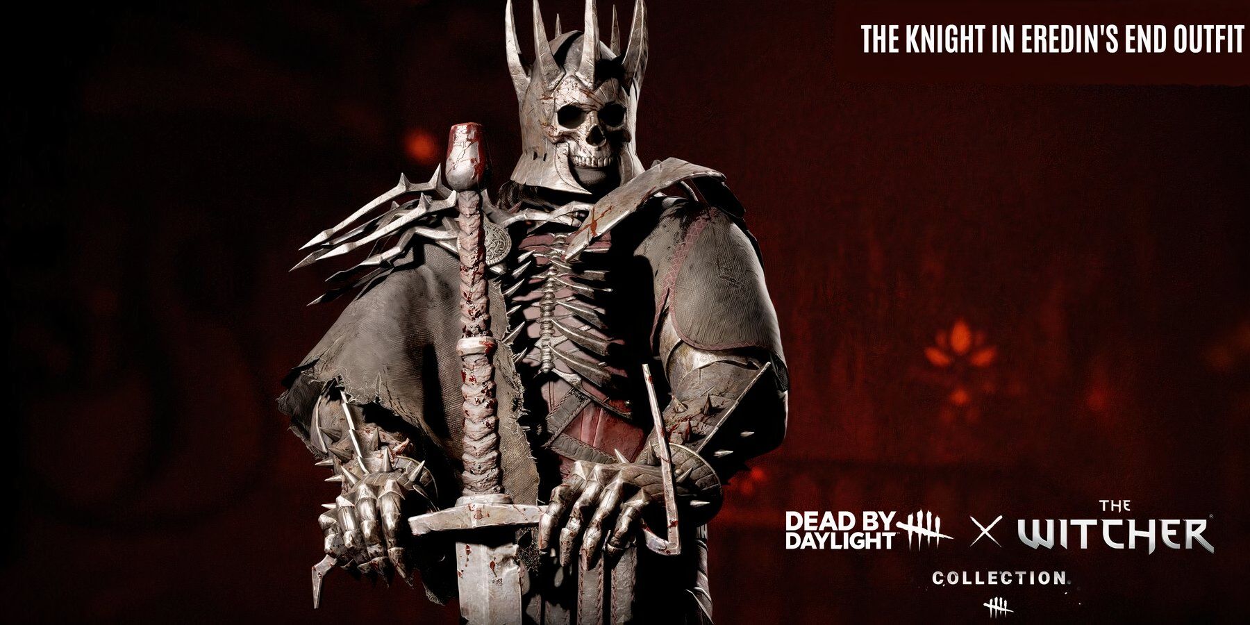 The Knight dressed as Eredin from The Witcher