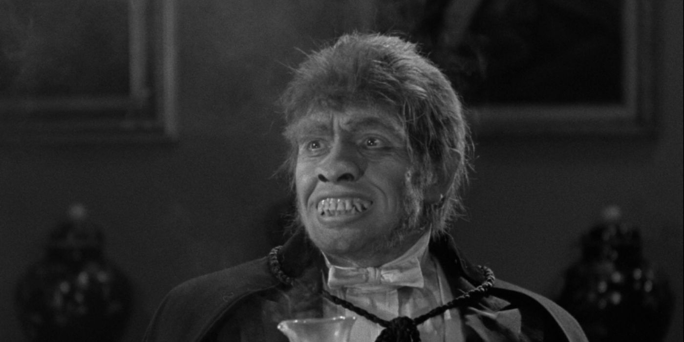 Fredric March como el Sr. Edward Hyde de la película Dr. Jekyll y M. Hyde (1931)