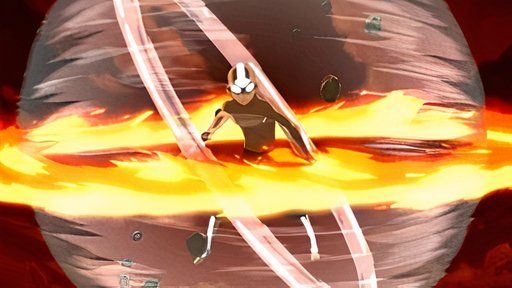 Aang in Avatar: The Last Airbender finale