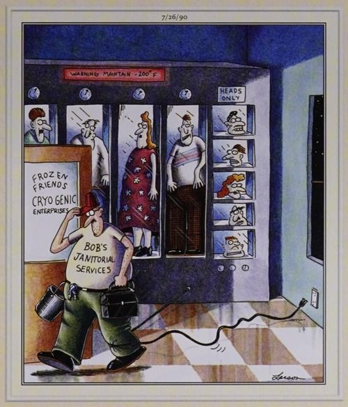 Cryo Fridges and a janitor