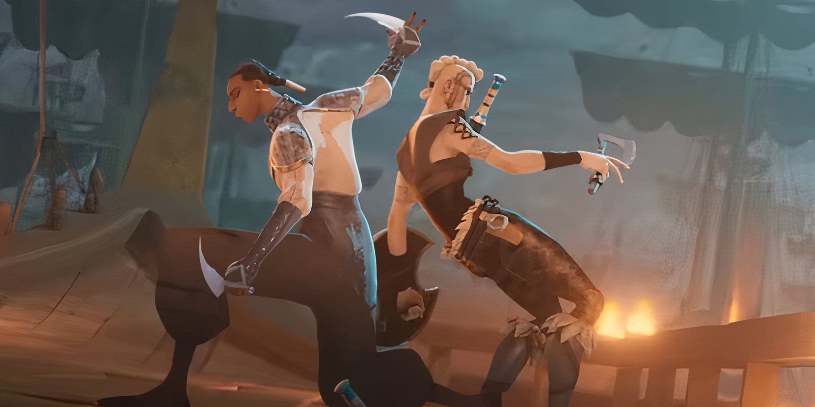 Luchando en Ojos de Wakanda