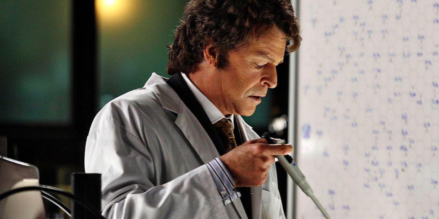 Young Walter Bishop in the lab