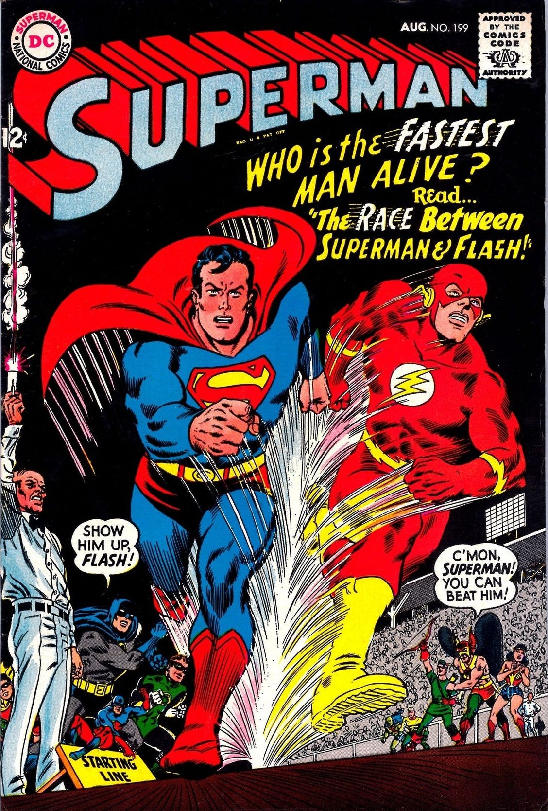 The cover of Superman #199