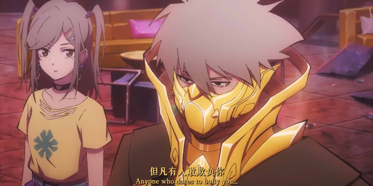 Ghostblade se encuentra junto a Nuonuo en Be Hero X Trailer.
