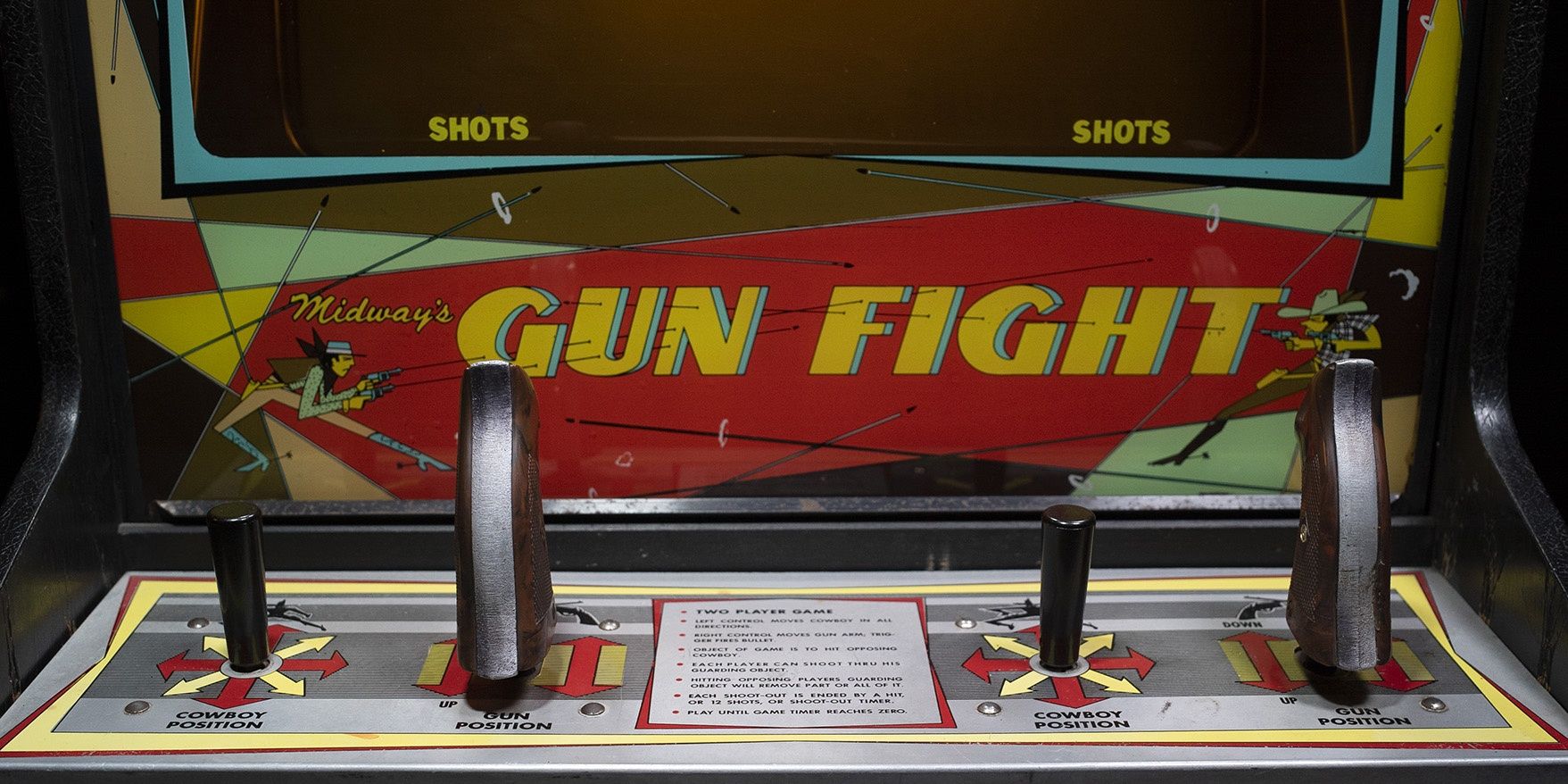 Gun Fight Arcade Cabinet