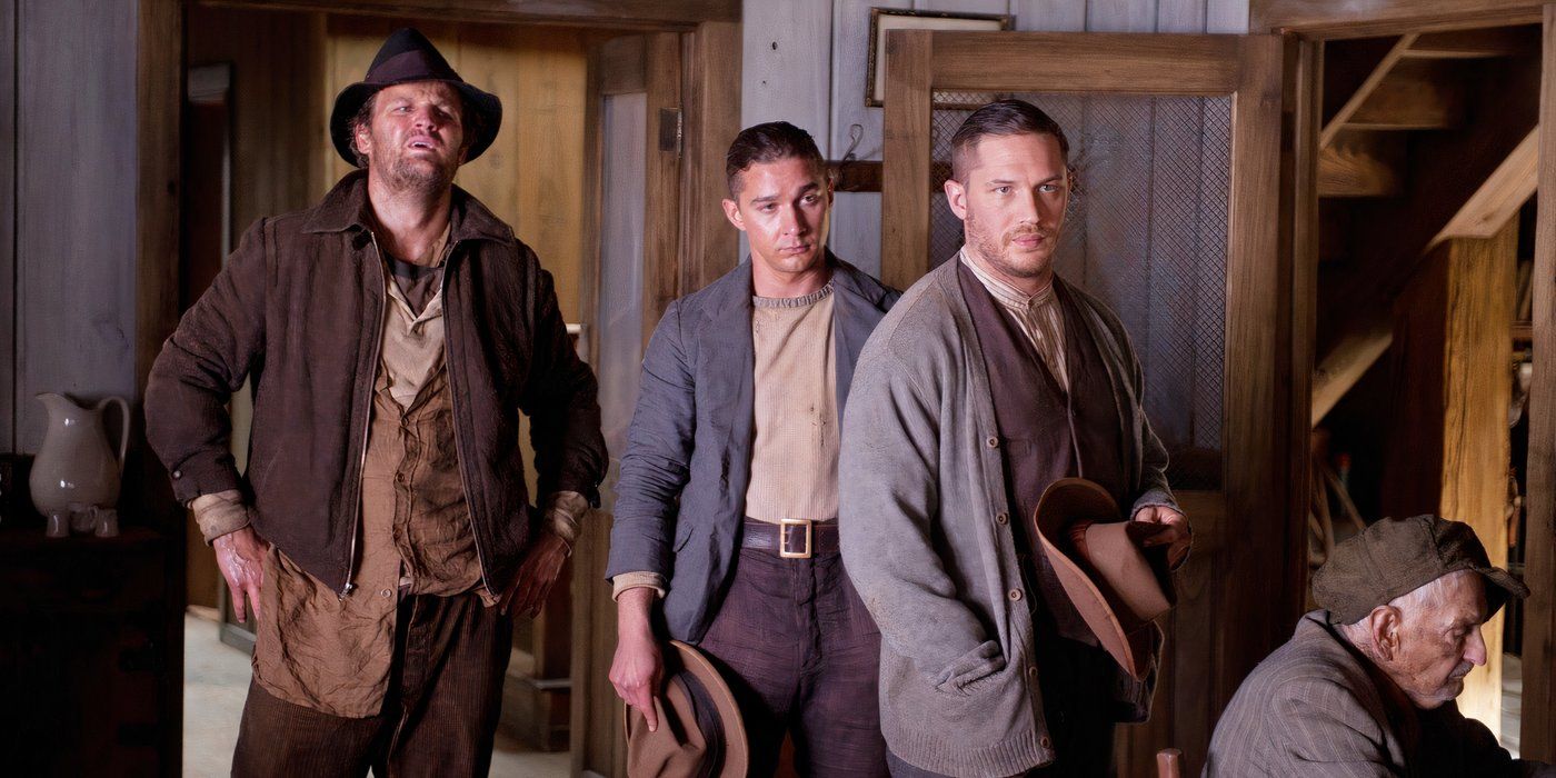 Los hermanos Bondurant contratan a un nuevo cocinero en la estación en Lawless.