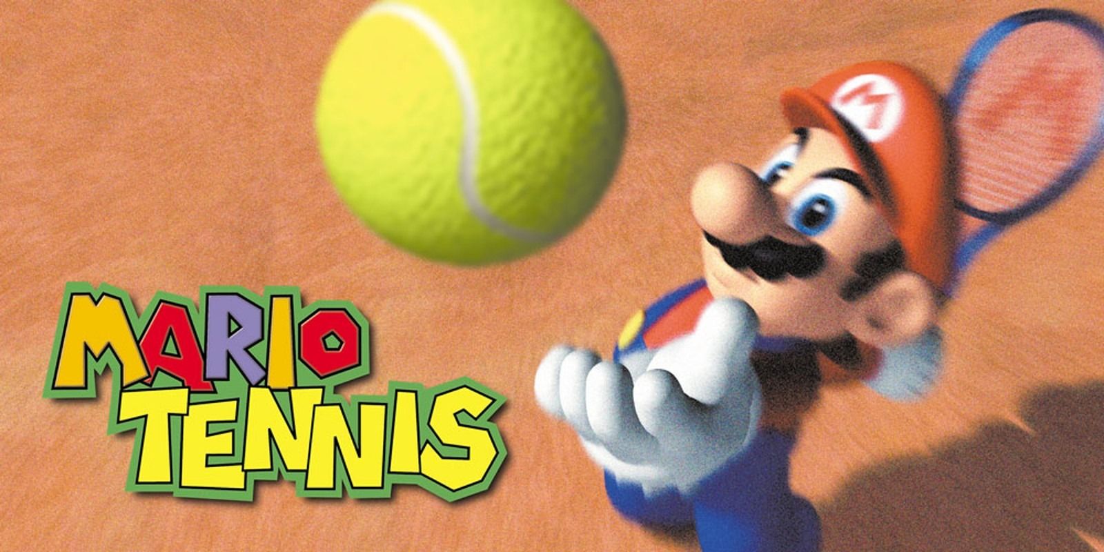 Mario Tennis on logo N64