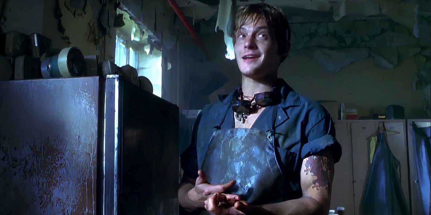 Norman Reedus as Jeremy helps Susan and Remy in Mimic.