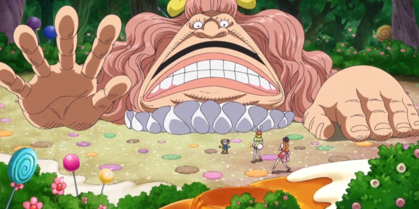 Nami, Chopper, and Carrot run into Pound in the Seducing Woods in One Piece.
