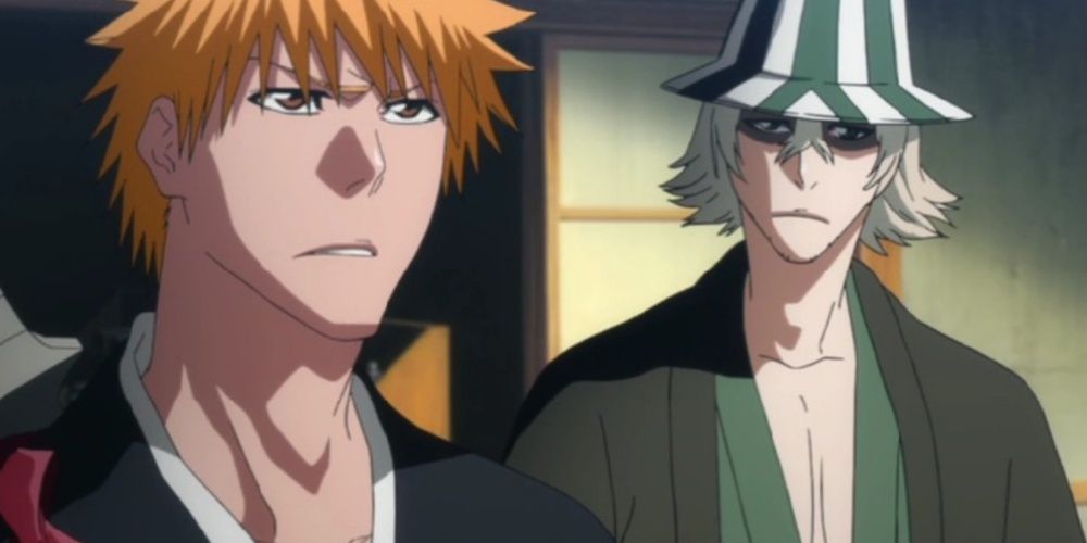 Urahara warns Ichigo in the Bleach 317 episode