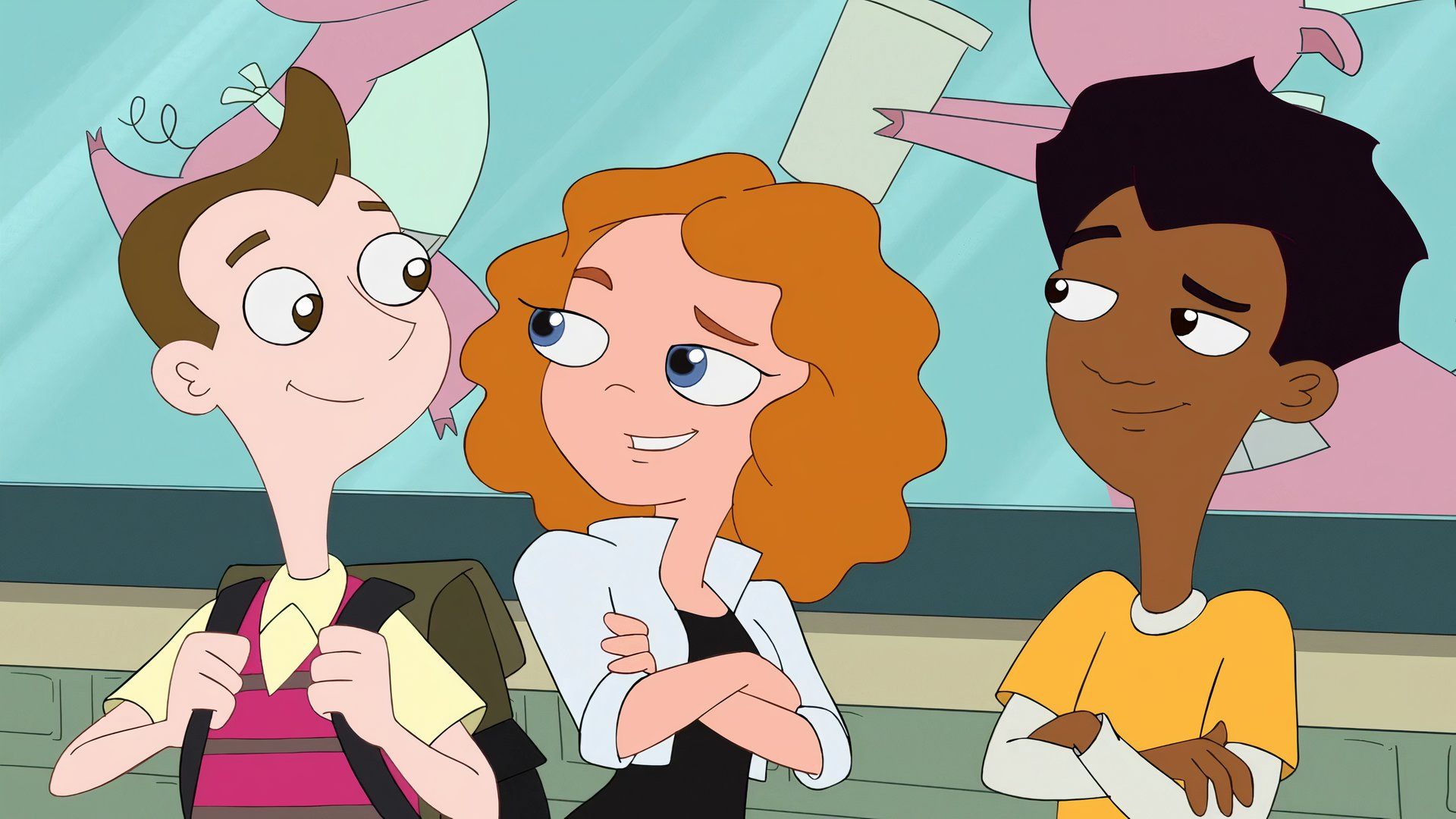 Zack, Melissa and Milo in Milo Murphy's law
