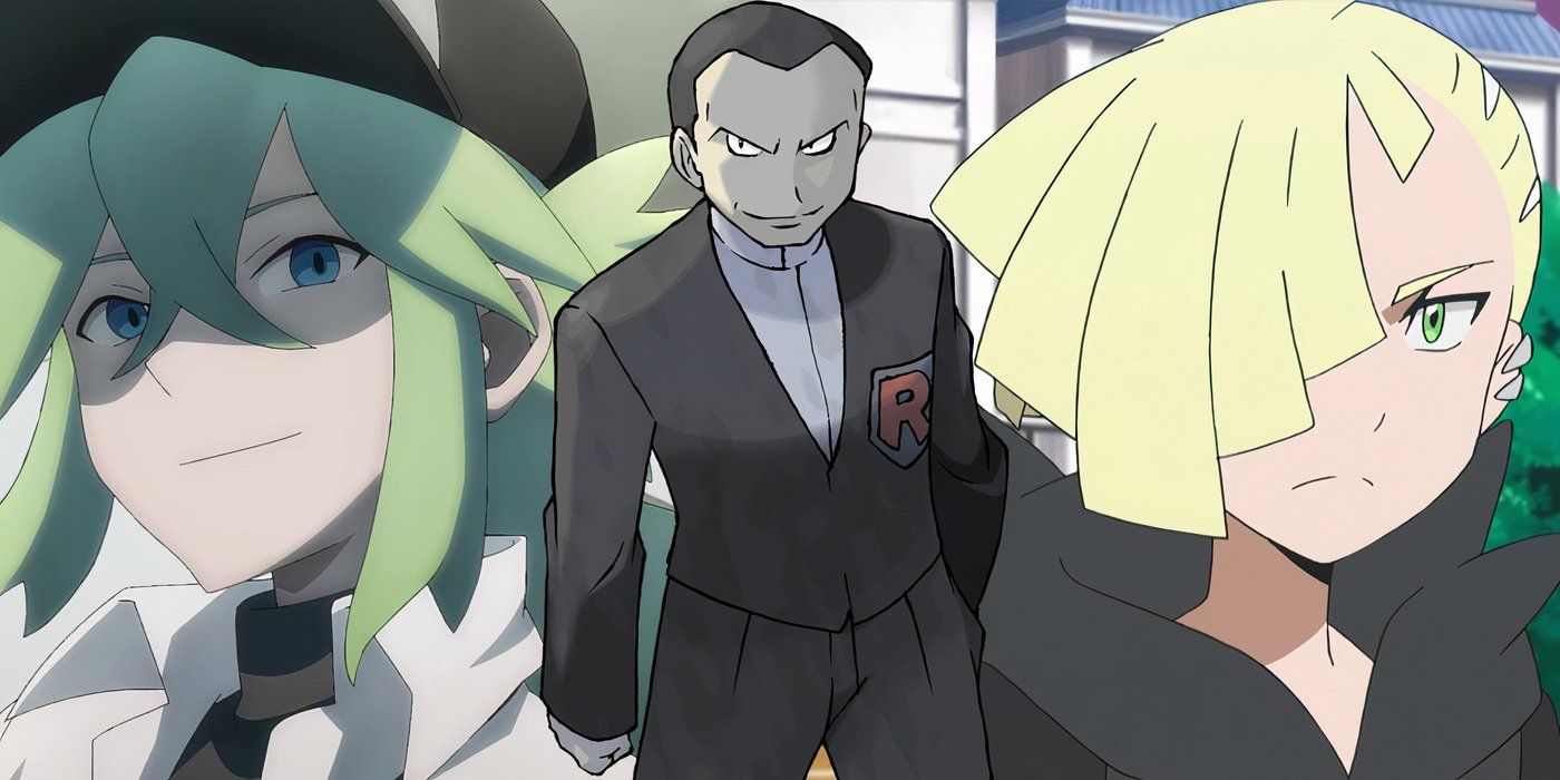 N, Giovanni, and Gladion in Pokemon
