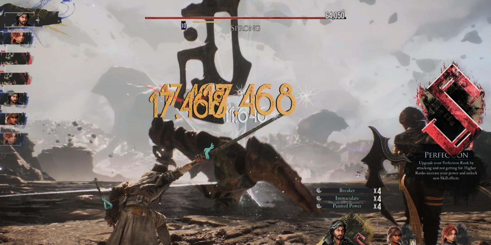 Breaking the damage cap with "Painted Power" on Sprong in Clair Obscur Expedition 33
