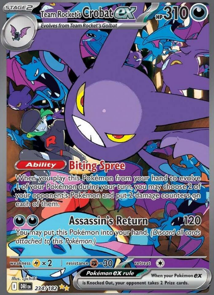Crobat ex de Team Rocket
