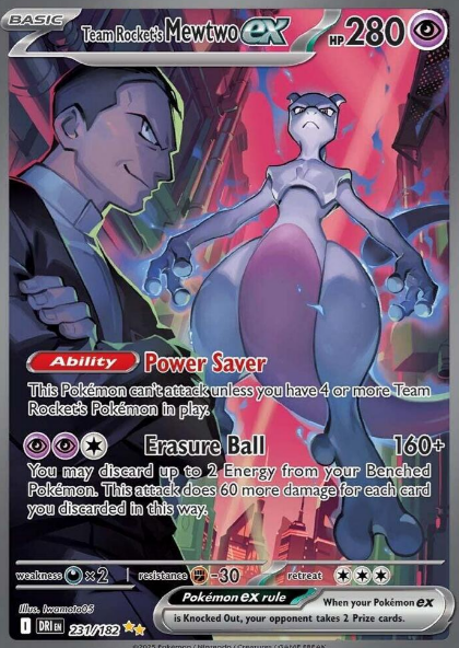 Mewtwo ex de Team Rocket
