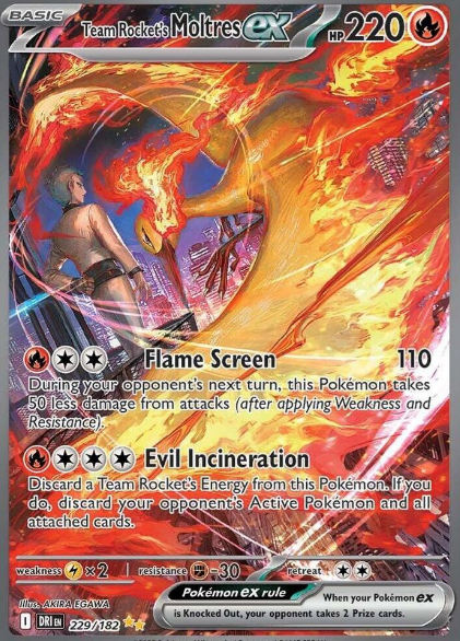 Moltres ex de Team Rocket